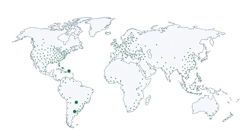 Presencia global de Wyndham en 95 países